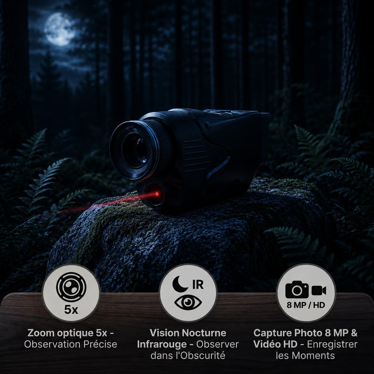 Monoculaire NightCapture NV2000 HD